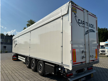Walking floor semi-trailer Kraker CF-200ZL  Lift 92m³ Müllplane: picture 3