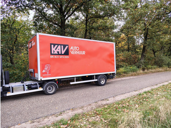 Closed box semi-trailer