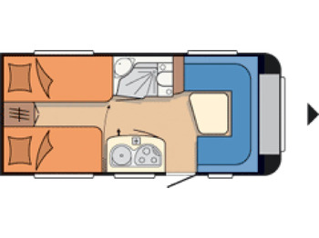 Caravan Wohnwagen Hobby De Luxe 460 LU: picture 2