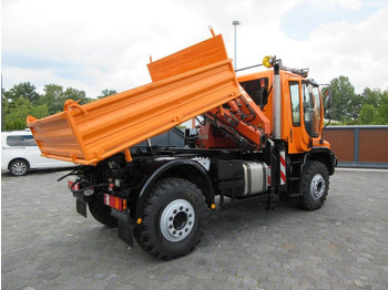 Tipper Unimog U 400 Drei-Seiten-Kipp/ Kran Atlas 65.2, Klima,: picture 3
