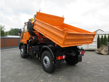Tipper Unimog U 400 Drei-Seiten-Kipp/ Kran Atlas 65.2, Klima,: picture 5