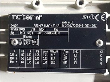 Hydraulics for Construction machinery Hydac -0,25 kW-Rotor 5RN71MO4E12-Compact-/steering: picture 5 Hydraulics for Construction machinery Hydac -0,25 kW-Rotor 5RN71MO4E12-Compact-/steering: picture 5