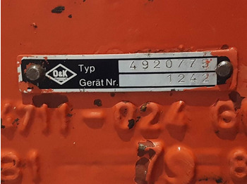 Axle and parts for Construction machinery O & K L15B - 4920775 - Axle/Achse/As: picture 5
