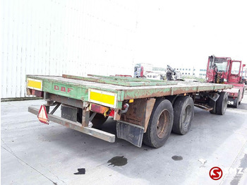 Dropside/ Flatbed trailer DAF Aanhangwagen blad-lames hooiwagen: picture 4