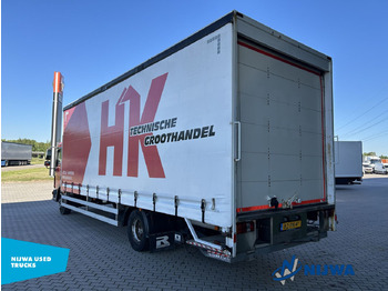 Curtainsider truck MAN TGL 12.180 4x2 Roldeur + Laadklep: picture 4