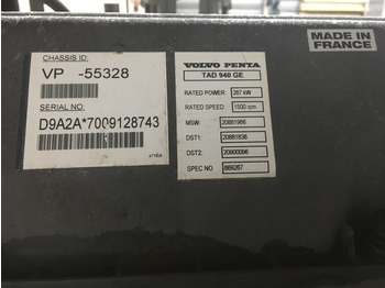 Construction machinery Volvo TAD940GE FOR PARTS: picture 5