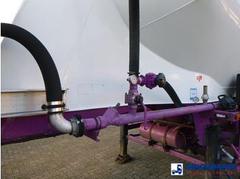 Tank semi-trailer SPITZER Powder tank alu 37 m3 + engine/compressor: picture 5