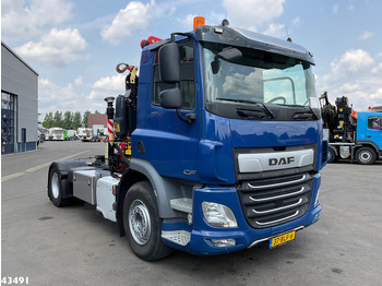 Crane truck DAF FT CF 370 Euro 6 Fassi 15 Tonmeter laadkraan: picture 5