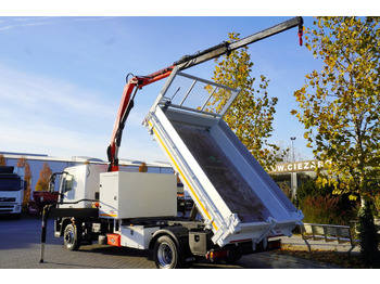 Dropside/ Flatbed truck, Crane truck IVECO Eurocargo 120E18 Crane Palfinger / 3-way tipper / sleeper cab: picture 4