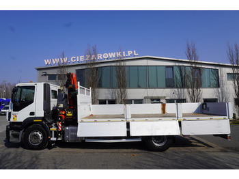Dropside/ Flatbed truck, Crane truck IVECO STRALIS 310 E6 / HDS FASSI 155 6.2 T / 250 thousand km: picture 5