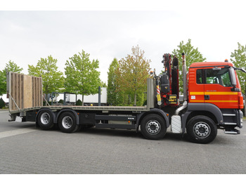 Tow truck for transportation of heavy machinery MAN TGS 35.360 E5 8x2 / FASSI F165 / 5.4 T cap. / 8.25 m reach: picture 3