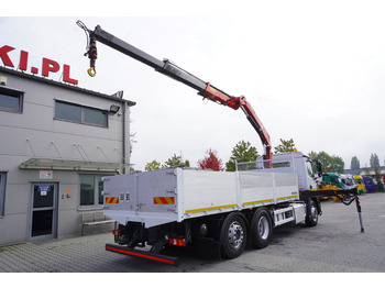 Crane truck MERCEDES-BENZ Antos 2540 / Flatbed 15 EPAL / Fassi F165 / 6.1 t / 8 m reach / remote control / rotator / 1600 MTH / steered axle: picture 3 Crane truck MERCEDES-BENZ Antos 2540 / Flatbed 15 EPAL / Fassi F165 / 6.1 t / 8 m reach / remote control / rotator / 1600 MTH / steered axle: picture 3