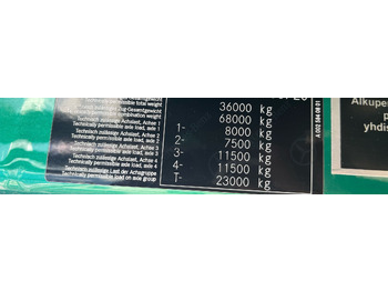 Leasing of Mercedes-Benz Arocs 3563 8 × 4 / 630 HP / steered axle / Logging superstructure Mercedes-Benz Arocs 3563 8 × 4 / 630 HP / steered axle / Logging superstructure: picture 2