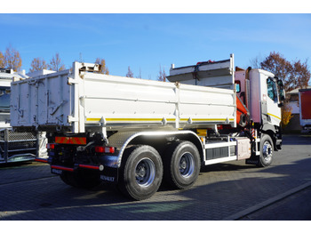 Tipper, Crane truck RENAULT C380 E6 6×4 / HDS Fassi F135 2700 MTH / Range 8 m / 5.6 t lifting capacity / 3-side tipper / Bortmatic: picture 4 Tipper, Crane truck RENAULT C380 E6 6×4 / HDS Fassi F135 2700 MTH / Range 8 m / 5.6 t lifting capacity / 3-side tipper / Bortmatic: picture 4