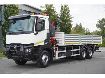 Tipper, Crane truck RENAULT K380 6×4 / FASSI F175 crane 7.85 t / 120 thousand km! / 2-sided tipper: picture 3 Tipper, Crane truck RENAULT K380 6×4 / FASSI F175 crane 7.85 t / 120 thousand km! / 2-sided tipper: picture 3