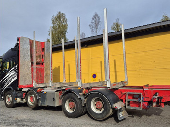Cab chassis truck for transportation of timber VOLVO FH 750 8x4 / 2 lifted axles / timber truck: picture 2