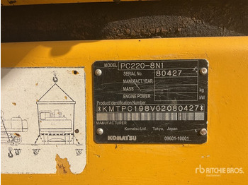 Crawler excavator KOMATSU PC220-8