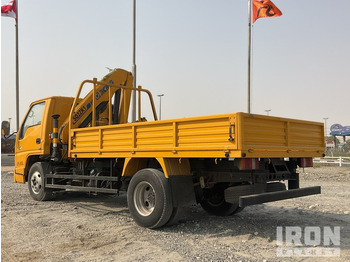 Dropside/ Flatbed truck, Crane truck 2019 JMC JX1041TG26 XCMG SQ2ZK1 2000 kg Knuckle Boo ... Flatbed Truck w/Crane: picture 4