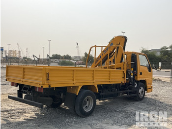 Dropside/ Flatbed truck, Crane truck 2019 JMC JX1041TG26 XCMG SQ2ZK1 2000 kg Knuckle Boo ... Flatbed Truck w/Crane: picture 3