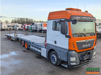 Autotransporter truck MAN TGX 26.500 6x2/4 LL Euro6 - Retarder + Recker FZ3 3-Assige Aanhanger - Uitschuifbaar: picture 3
