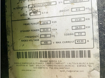 Generator set Pramac GSL30 (3871): picture 4 Generator set Pramac GSL30 (3871): picture 4