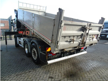 Tipper, Crane truck MAN TGS 28.400 + 6x4 front traction + HMF 2320 + tipper + MANUAL + REMOTE: picture 5