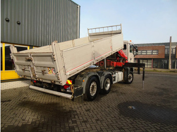 Tipper, Crane truck MAN TGS 28.400 + 6x4 front traction + HMF 2320 + tipper + MANUAL + REMOTE: picture 4