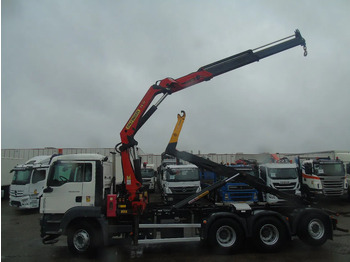 Crane truck MAN TGS 35.440 + PALFINGER 24500 + 8X4 + EURO 5 + REMOTE: picture 2