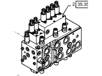 Hydraulic valve CASE