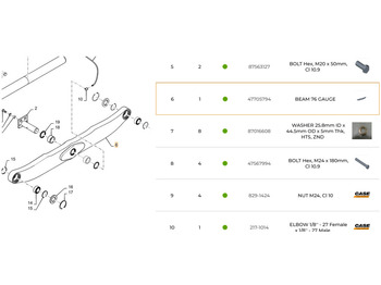 Undercarriage parts CASE