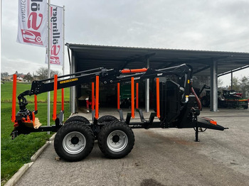 New Forestry trailer BMF BMF 13T1 + 905HP Kran: picture 2