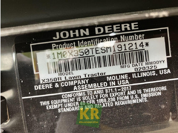 New Garden mower X350R John Deere: picture 4 New Garden mower X350R John Deere: picture 4