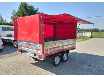 New Dropside/ Flatbed trailer TEMARED 2osie 750kg straż strażacka pożarnicza: picture 2