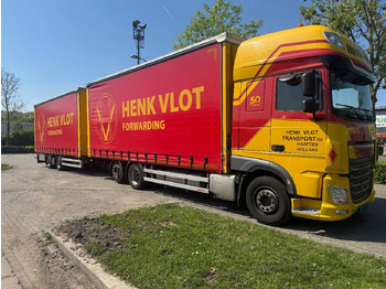 Curtainsider truck DAF XF 480