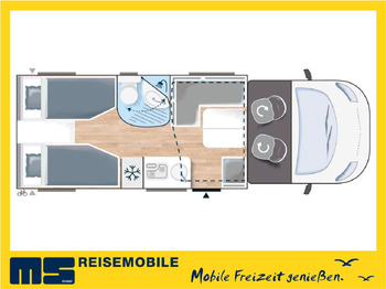 Semi-integrated motorhome Chausson 627 TITANIUM / -2026- / 165PS-8G. / EINZELBETTEN: picture 2