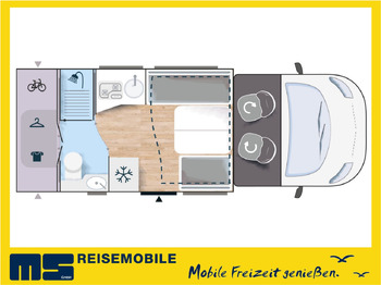 Semi-integrated motorhome Chausson 650 TITANIUM / - 2026 - / 165PS - 8G. / HUBBETT: picture 2 Semi-integrated motorhome Chausson 650 TITANIUM / - 2026 - / 165PS - 8G. / HUBBETT: picture 2