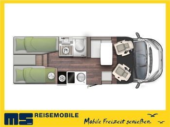 Semi-integrated motorhome Forster T 699 EB / -MODELL 2025-/ EINZELBETTEN & HUBBETT: picture 2