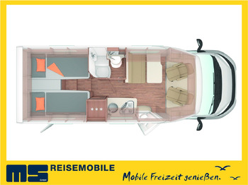 Semi-integrated motorhome Weinsberg CARACOMPACT 600 MEG EDITION-PEPPER/ EINZELBETTEN: picture 2