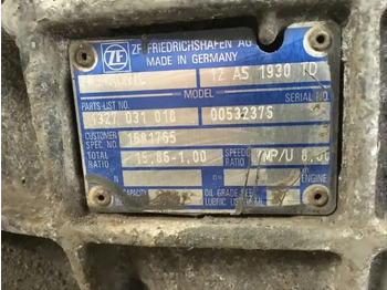 Gearbox and parts for Truck DAF Versnellingsbak 12 AS 1930 TD: picture 5