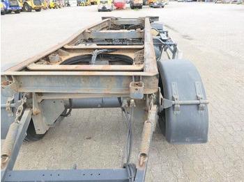 Container transporter/ Swap body trailer Huffermann HSA 18.70, Container, Schlitten, SAF, Luftfed.: picture 5 Container transporter/ Swap body trailer Huffermann HSA 18.70, Container, Schlitten, SAF, Luftfed.: picture 5