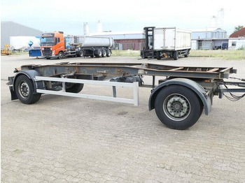 Container transporter/ Swap body trailer Huffermann HSA 18.70, Container, Schlitten, SAF, Luftfed.: picture 4 Container transporter/ Swap body trailer Huffermann HSA 18.70, Container, Schlitten, SAF, Luftfed.: picture 4