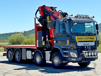 Crane truck DAF CF 410 * PK 53002 - SH E/JIB PJ 125 E + FUNK*8x4: picture 3