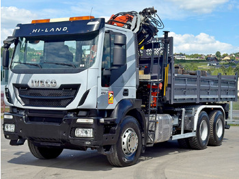 Tipper, Crane truck Iveco TRAKKER 410*Kipper 5,20m*ATLAS 165.2E * FUNK/6x4 Iveco TRAKKER 410*Kipper 5,20m*ATLAS 165.2E * FUNK/6x4: picture 4 Tipper, Crane truck Iveco TRAKKER 410*Kipper 5,20m*ATLAS 165.2E * FUNK/6x4 Iveco TRAKKER 410*Kipper 5,20m*ATLAS 165.2E * FUNK/6x4: picture 4