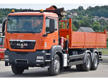 Tipper, Crane truck MAN TGS 26.360 Kipper 6,10m* PK 16001 - KB/FUNK* 6x4: picture 4