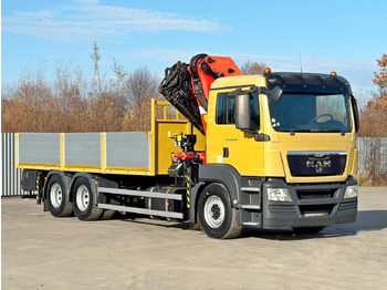 Crane truck MAN TGS 28.440 Pritsche 6,55* PALFINGER PK 4502: picture 3