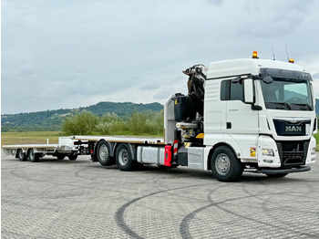 Crane truck MAN TGX 26.440 * FASSI F455A.2.26E + FUNK + Anhänger: picture 4