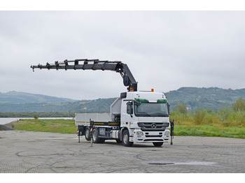 Crane truck, Dropside/ Flatbed truck Mercedes-Benz ACTROS 2544 * HIAB 377 E - 8 HIPRO + FUNK* TOP Mercedes-Benz ACTROS 2544 * HIAB 377 E - 8 HIPRO + FUNK* TOP: picture 2