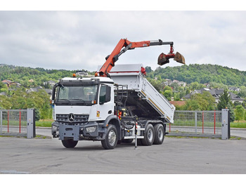 Crane truck, Tipper Mercedes-Benz AROCS 2635* FASSI F165AZ.0.22 + FUNK * 6x4: picture 2