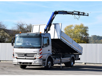 Tipper, Crane truck Mercedes-Benz ATEGO 823 Kipper 4,90m* PM 5024 P* TOPZUSTAND: picture 2