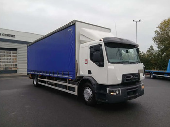 Curtainsider truck RENAULT D Wide